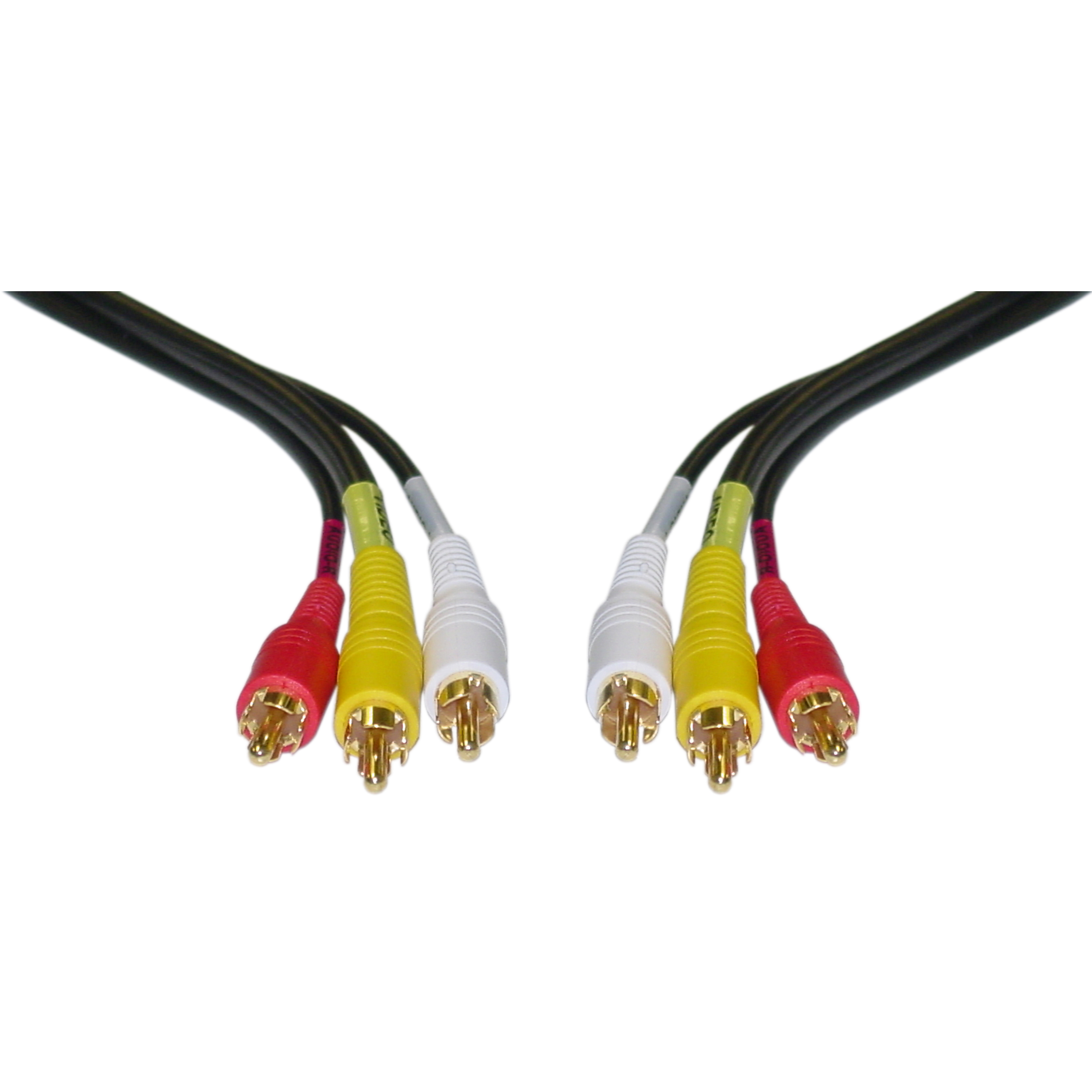 Gold plated rca cable