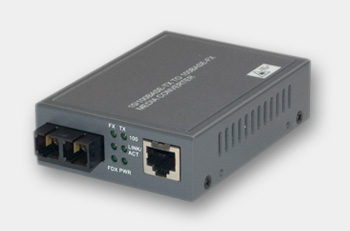 RJ45 (100Base-TX) / Multi-mode SC Fiber (100Base-FX) Media Converter