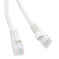 10X6-09103 - Cat5e White Copper Ethernet Patch Cable, Snagless/Molded Boot, POE Compliant, 3 foot