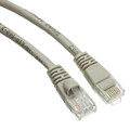 10X8-02107 - Cat6 Gray Copper Ethernet Patch Cable, Snagless/Molded Boot, POE Compliant, 7 foot