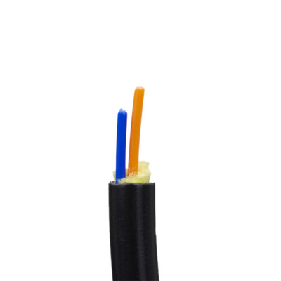 2 Fiber Indoor/Outdoor Fiber Optic Cable, Multimode 50/125 OM3, Corning, 10 Gbit, Black, Riser Rated, Spool, 2000 foot - Part Number: 10F3-3022H