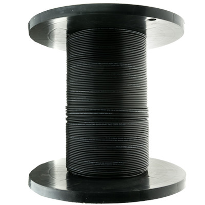 6 Fiber Indoor/Outdoor Fiber Optic Cable, Multimode, 50/125, OM2, Black, Riser Rated, Spool, 1000 foot - Part Number: 10F3-106NH