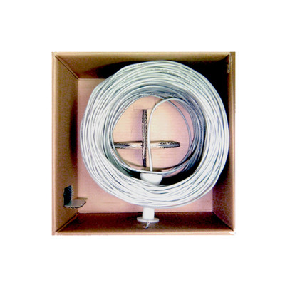 Shielded Security/Alarm Wire, Gray, 22/6 (22AWG 6 Conductor), Stranded, CMR / Inwall rated, Pullbox, 500 foot - Part Number: 10K4-56212SF