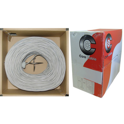 Security/Alarm Wire, Gray, 14/2 (14AWG 2 Conductor), Stranded, CMR / Inwall rated, Pullbox, 1000 foot - Part Number: 10K7-0221SH