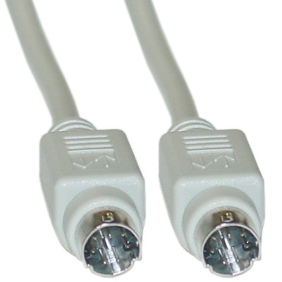 Apple Serial cable, MiniDin8 Male, 8 Conductor, 25 foot - Part Number: 10M3-04125