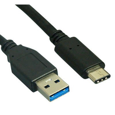 USB 3.0 A Male to Type C Male Cable - 10gb -1 meter (3.28ft) - Part Number: 10U3-32101
