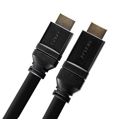Plenum Active HDMI Cable, 1080p@60Hz, Standard Speed w/ Ethernet, CMP, HDMI Male, 24 AWG, 100 foot - Part Number: 11V3-311HD