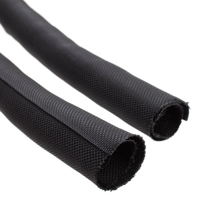 15ft Split Woven Cable Management Wrap, 3/4-inch diameter
