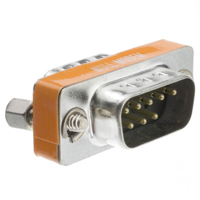 Mini Null Modem Adapter, DB9 Male to DB9 | Male - Part Number: 31D1-28100