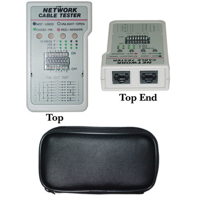 Network Cable Tester, Test 10Base-T and AT&T Networks - Part Number: 31D3-51450