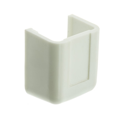 3/4 inch Surface Mount Cable Raceway, White, End Cap - Part Number: 31R1-005WH