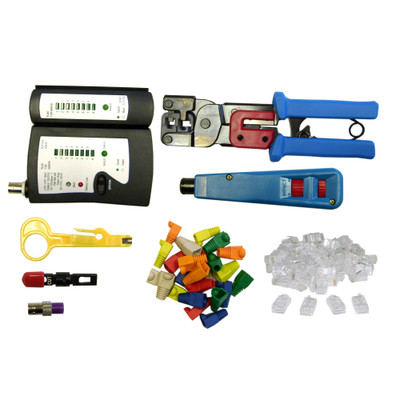 SOHO Network Tester and Tool Kit, 8 Pieces - Part Number: 7006-10002