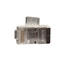 Platinum Tools RJ45 Cat6 2pc. Crimp Shielded Connector, 3 Prong with Liner,  8P8C, 100 Pieces - Part Number: 106205
