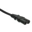 Notebook/Laptop Power Cord, NEMA 1-15P to C7, Non-Polarized, 3 ft - Part Number: 10W1-13203