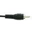 3.5mm Mono Male to RCA Male Cable, Black, 6 foot - Part Number: 10A1-07106