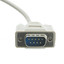 Null Modem Cable, DB9 Male to DB9 Female, UL rated, 8 Conductor, 3 foot - Part Number: 10D1-20203
