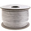 Plenum Speaker Cable, White, Pure Copper, 14/2 (14 AWG 2 Conductor), 19 Strand / 0.373mm, CMP, Spool, 1000 foot - Part Number: 11G3-0291MH