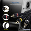 High Quality RCA Audio / Video Cable, 3 RCA Male, Gold-plated Connectors, 50 foot - Part Number: 10R2-03150