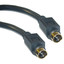 S-Video Cable, MiniDin4 Male, Gold-plated connector, 12 foot - Part Number: 10S2-01112G