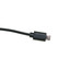 Slim Micro USB 2.0 Smartphone/Tablet Data Charge Cable, Black, Type A Male / Micro-B Male, 3 foot - Part Number: 10U2-13103