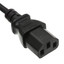 Computer / Monitor Power Extension Cord, Black, C13 to C14, 10 Amp, 3 foot - Part Number: 10W1-02203