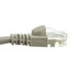 Cat5e Gray Copper Ethernet Patch Cable, Snagless/Molded Boot, POE Compliant, 6 foot - Part Number: 10X6-02106