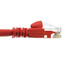 Cat5e Red Copper Ethernet Patch Cable, Snagless/Molded Boot, POE Compliant, 15 foot - Part Number: 10X6-07115