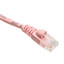 Cat5e Pink Copper Ethernet Patch Cable, Snagless/Molded Boot, POE Compliant, 2 foot - Part Number: 10X6-07202