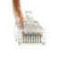 Cat5e Orange Copper Ethernet Patch Cable, Bootless, POE Compliant, 15 foot - Part Number: 10X6-13115