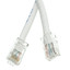 Cat5e White Copper Ethernet Patch Cable, Bootless, POE Compliant, 15 foot - Part Number: 10X6-19115