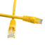 Cat6 Yellow Copper Ethernet Patch Cable, Snagless/Molded Boot, POE Compliant, 50 foot - Part Number: 10X8-08150