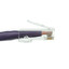 Cat6 Purple Copper Ethernet Patch Cable, Bootless, POE Compliant, 4 foot - Part Number: 10X8-14104