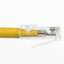 Cat6 Yellow Copper Ethernet Patch Cable, Bootless, POE Compliant, 4 foot - Part Number: 10X8-18104