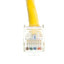Cat6 Yellow Copper Ethernet Patch Cable, Bootless, POE Compliant, 20 foot - Part Number: 10X8-18120