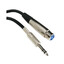 XLR Female to 1/4 inch TRS/Stereo Male Audio Cable, 15 foot - Part Number: 10XR-01615