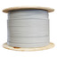 Cat6a Gray Copper Ethernet Cable, 10 Gigabit Stranded, UTP (Unshielded Twisted Pair), POE Compliant, 500Mhz, 24 AWG, Spool, 1000 foot - Part Number: 13X6-021MH