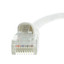 Cat6a White Copper Ethernet Patch Cable, 10 Gigabit, Snagless/Molded Boot, POE Compliant, 500 MHz, 7 foot - Part Number: 13X6-09107