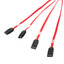 SAS SFF-8087 to SATA Breakout Cable, Mini 36 Pin SAS, 4 x SATA, 40 inch - Part Number: 23SA-01310