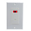 Wall Plate, White, IR Receiver, Dual Band, 12 Volts DC, 30 mA, Single Gang - Part Number: 303-100
