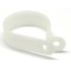 Nylon Cable Clamp, R-Type Loop Hanger, 100 Pieces, 0.5 inch - Part Number: 30CV-31200