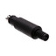MiniDIN8 Male Connector with Housing, Black, MiniDin8 to Solder Type - Part Number: 30M3-00100