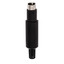 MiniDIN8 Male Connector with Housing, Black, MiniDin8 to Solder Type - Part Number: 30M3-00100
