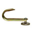 1 5/16 inch Magnetic J-Hook rated to 17 lb, Side Mounted, UL Listed, 25 Pieces/Bag - Part Number: 30MA-01202