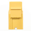 Cat5e Keystone Jack, Yellow, RJ45 Female to 110 Punch Down - Part Number: 310-120YL