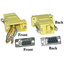 Modular Adapter, Yellow, DB9 Female to RJ45 Jack - Part Number: 31D1-1740YL