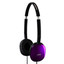 JVC FLATS Lightweight Headband Head Phones, Violet - Part Number: 5002-501PU