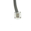 Telephone Cord (Data), RJ11, 6P / 4C, Silver Satin, Straight, 2 foot - Part Number: 8101-64102
