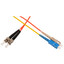 Mode Conditioning Cable SC / ST, OM1 Multimode,  62.5/125, 1 meter - Part Number: SCST-12101