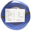 Security/Alarm Wire, Blue, 22/2 (22AWG 2 Conductor), Solid, CMR / Inwall rated, Coil Pack, 500 foot - Part Number: 10K4-0261CF