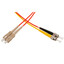 Mode Conditioning Cable ST / SC, OM1 Multimode,  62.5/125, 2 meter - Part Number: STSC-12102